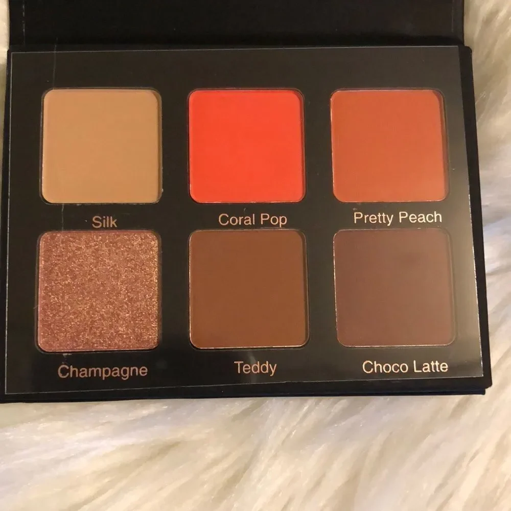 Violet Voss Coral Pop 6 Eyeshadows Palette With Mirror New in Box